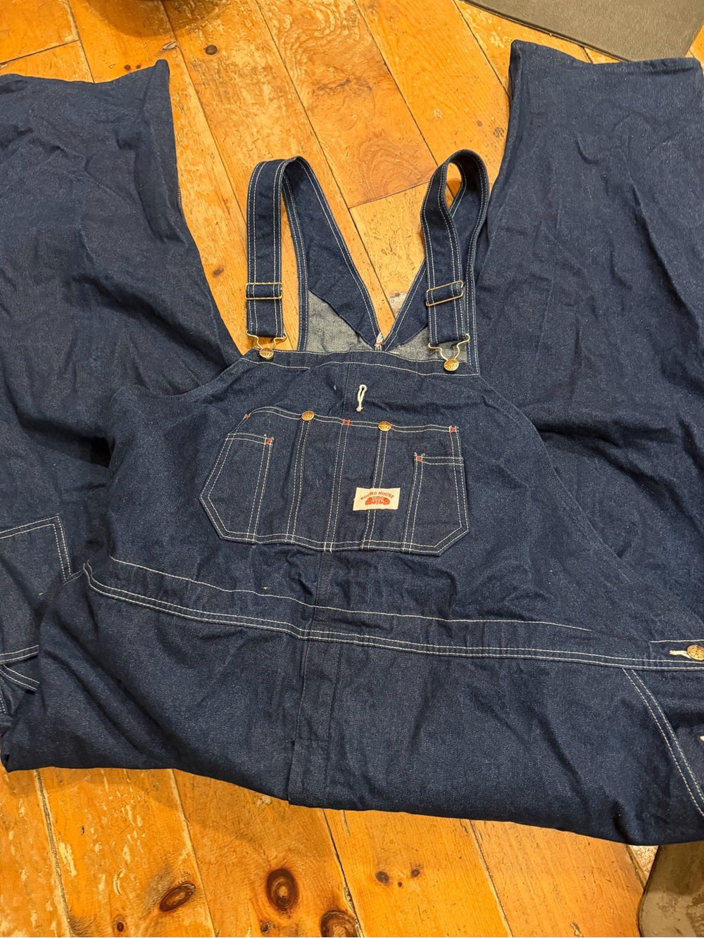 Men’s Round House Denim Overalls 58x30